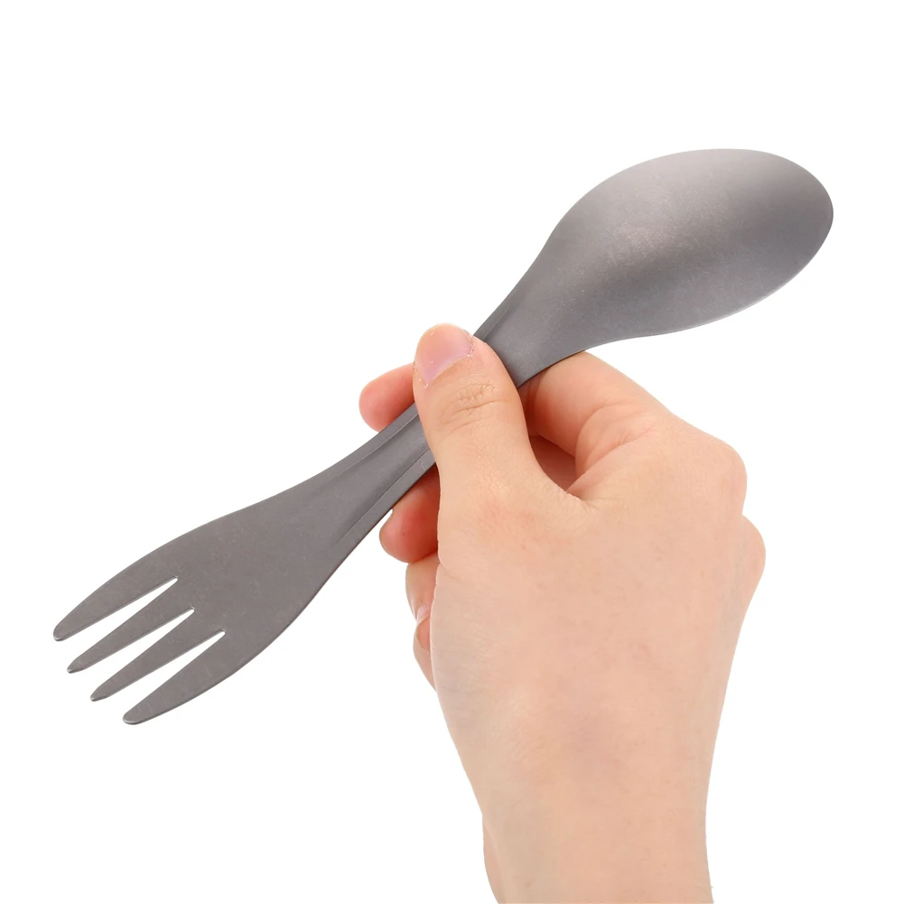 2-in-1 Titanium Spoon & Fork 2