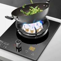 Kitchen Embedded Gas Stove Cooktop Household Single Stove Natural Gas Desktop Timed Liquefied Gas Burner 2