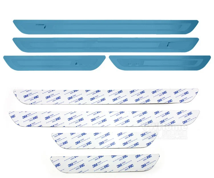 3D Etching 304 Stainless Steel Door Sill Plate For VW GOLF 6 7 7.5 8 GTI Passat Polo Touran R-line Jettat T-roc