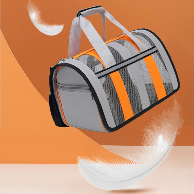 Pet Carrying Bag Outing Portable Cat Dogs Handbag Summer Breathable Carrier Travel Puppy Kitten Single Shoulder Bag Pet Supplie