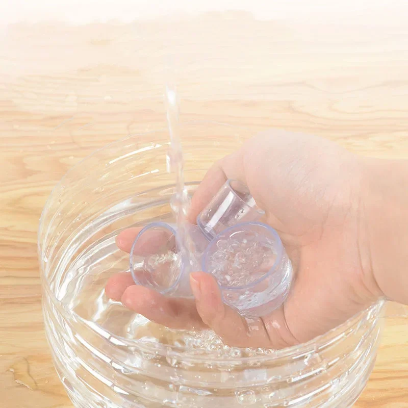 4PCS Rubber Furniture Chair Table Mat Silicone Anti Scratch Protector Cap Table Ferrule Feet Leg Cap Floor Protector Home Tools