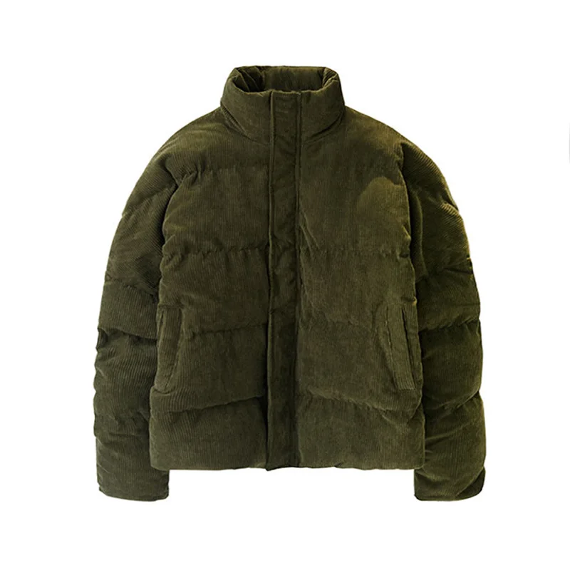 Korean Version of Winter Chic Corduroy Jacket Loose Cotton-padded Jacket Thickened Cotton-padded Jacket Men's Youth Bread Jacket