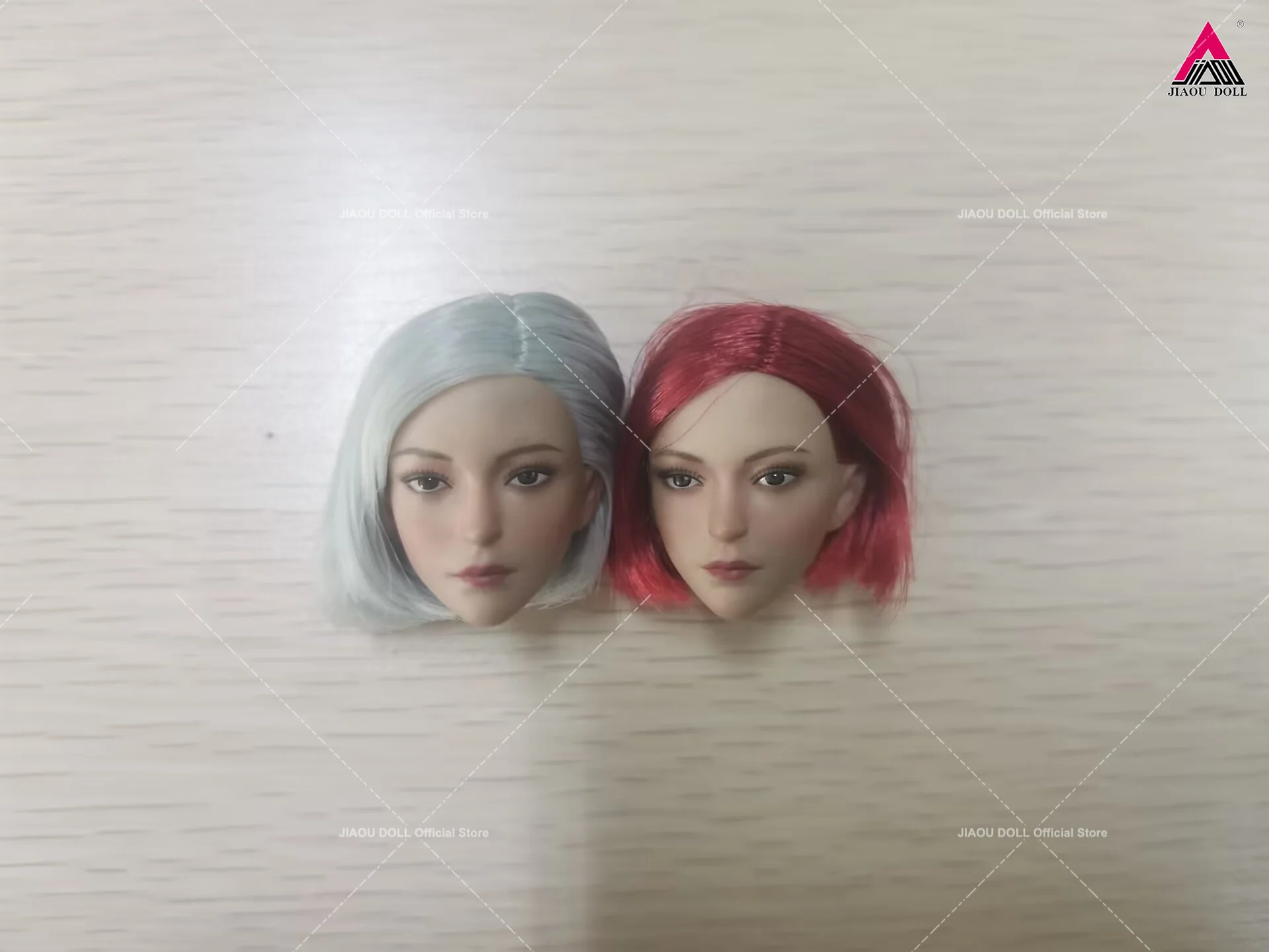 

VERYCOOL VCF-2060 1/6 Trickybaby 12 Rainbow Head Sculpt Red White Hair Head Model Fit 12inch Female Soldier Action Figure Body