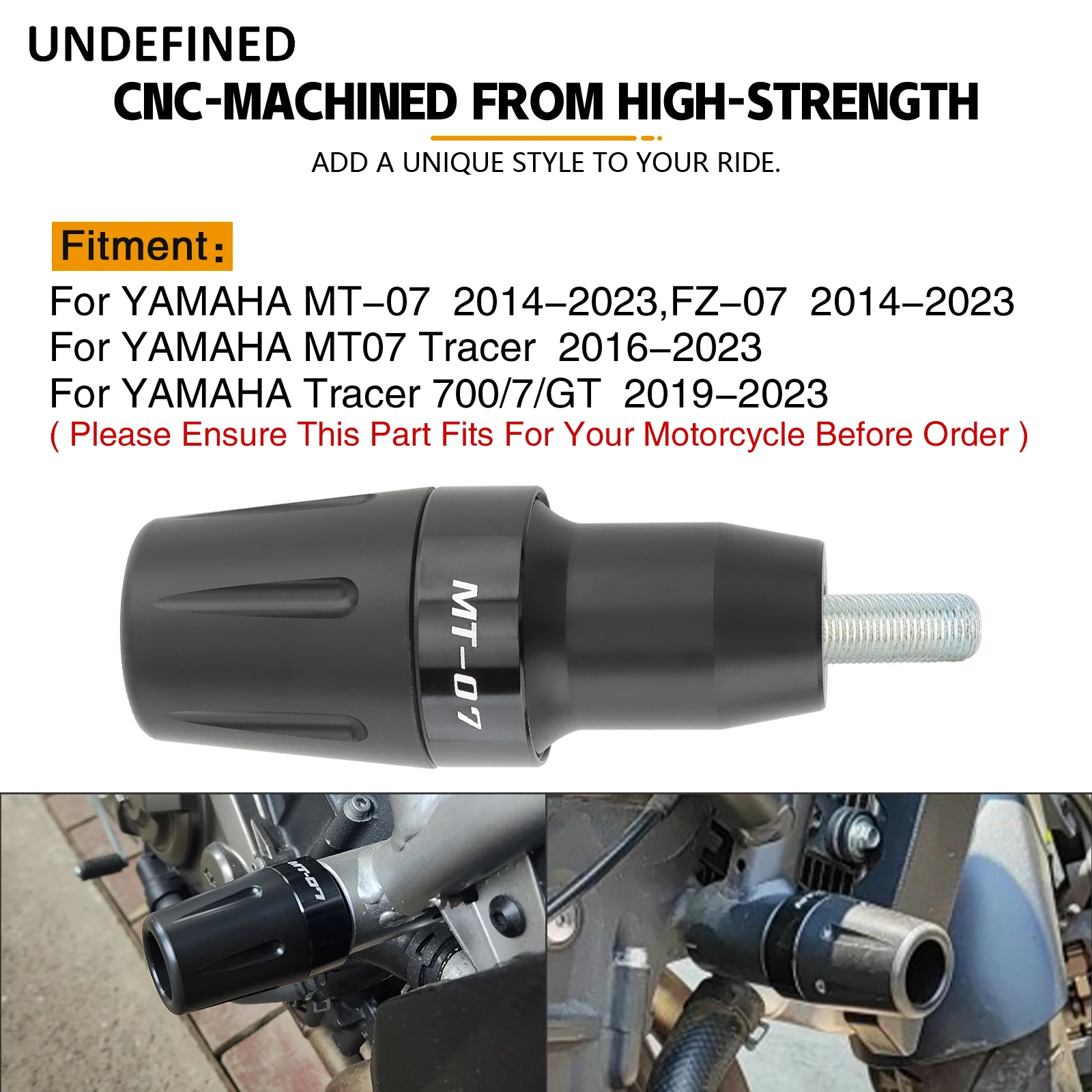 Protection Anti-Chute Pour Moto Pour Y&amaha MT07 MT-07 2014-2023 FZ07