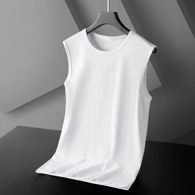 Sports Sleeveless Vest Men Bodybuilding Motion Outerwear Breathable Elastic