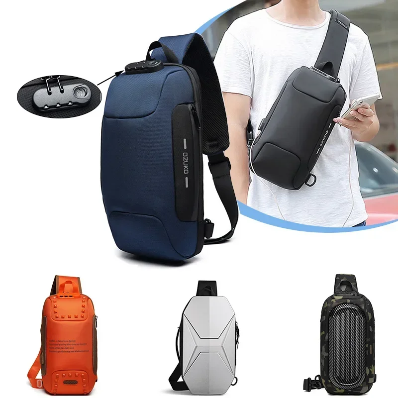 

Short Trip Sling Chest Shoulder Bag Theft Pack Crossbody Bags Mens Cross Messenger Chest Bag Bag For Anti Outdoor Men Male