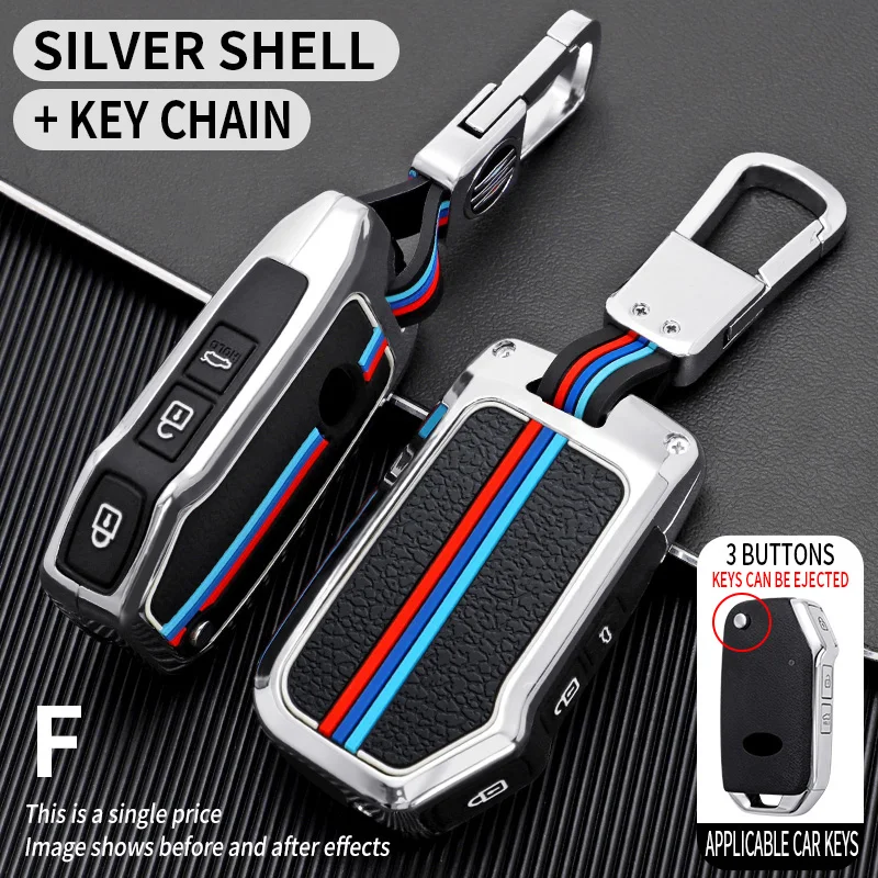 Cover custodia chiave Auto per KIA Sportage R Stinger GT Sorento Ceed CD Cerato Forte 2021 accessori protettivi per telecomando - S385e1e8b691049ad9dece2f6259b387aB