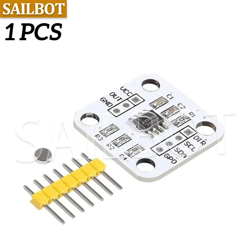 High-Precision 12-Bit Magnetic Encoder Sensor Module