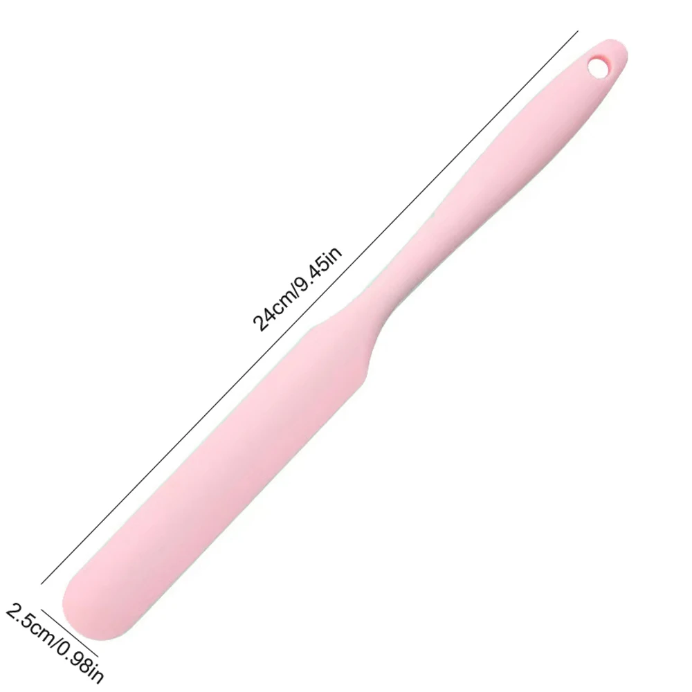 Enhanced Silicone Cream Scraper and Heat-Resistant Spatula
