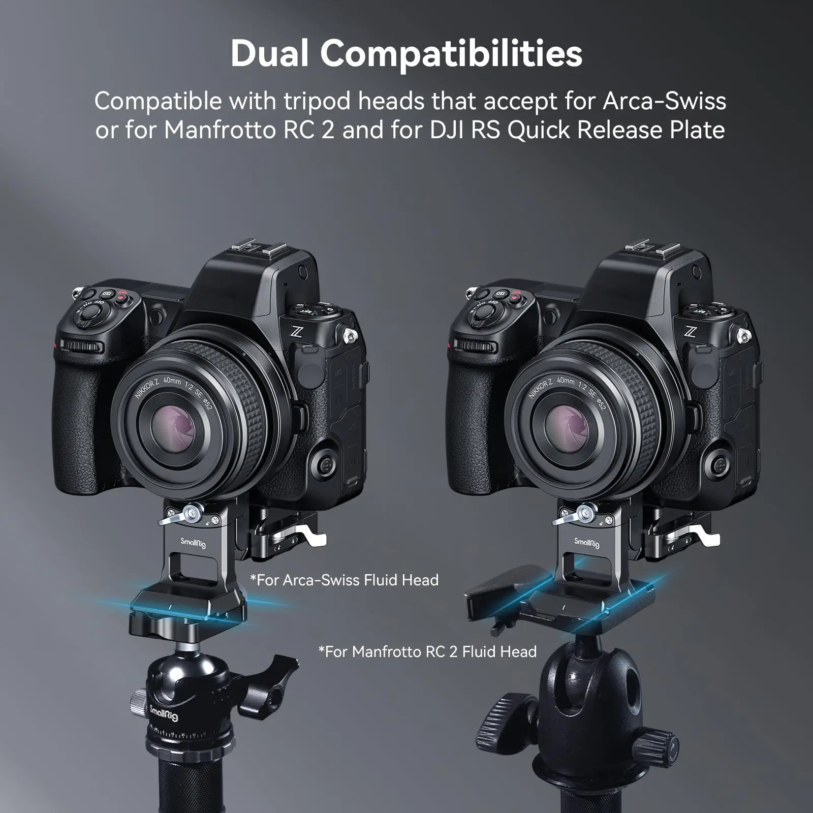 SmallRig Rotatable Collar Mount Plate for Nikon Z5 Z6 Z7 /Z6II