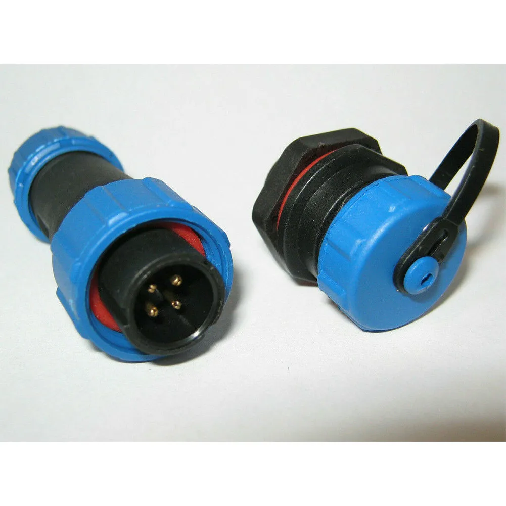 SP16 Waterproof Circular Socket Connector IP68 Rated with 2 to 9 Pins Essential for Low Frequency Applications
