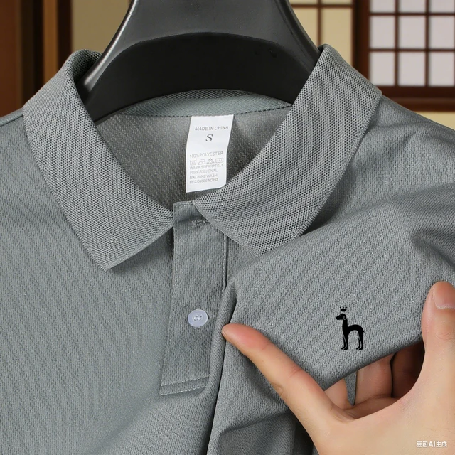 Polo à manches courtes pour homme de marque haut de gamme, t-shirt décontracté de golf tendance pour l'été, best-seller 1