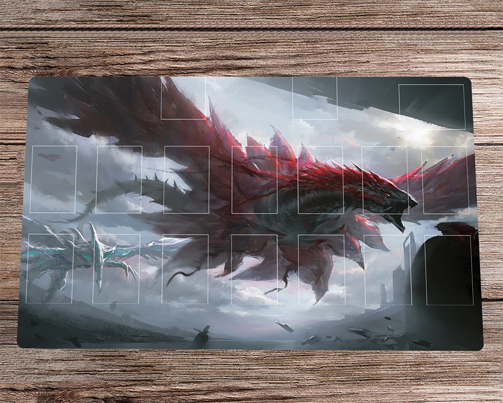 Anime YuGiOh Playmat Stardust Dragon CCG TCG Mat Trading Card Game