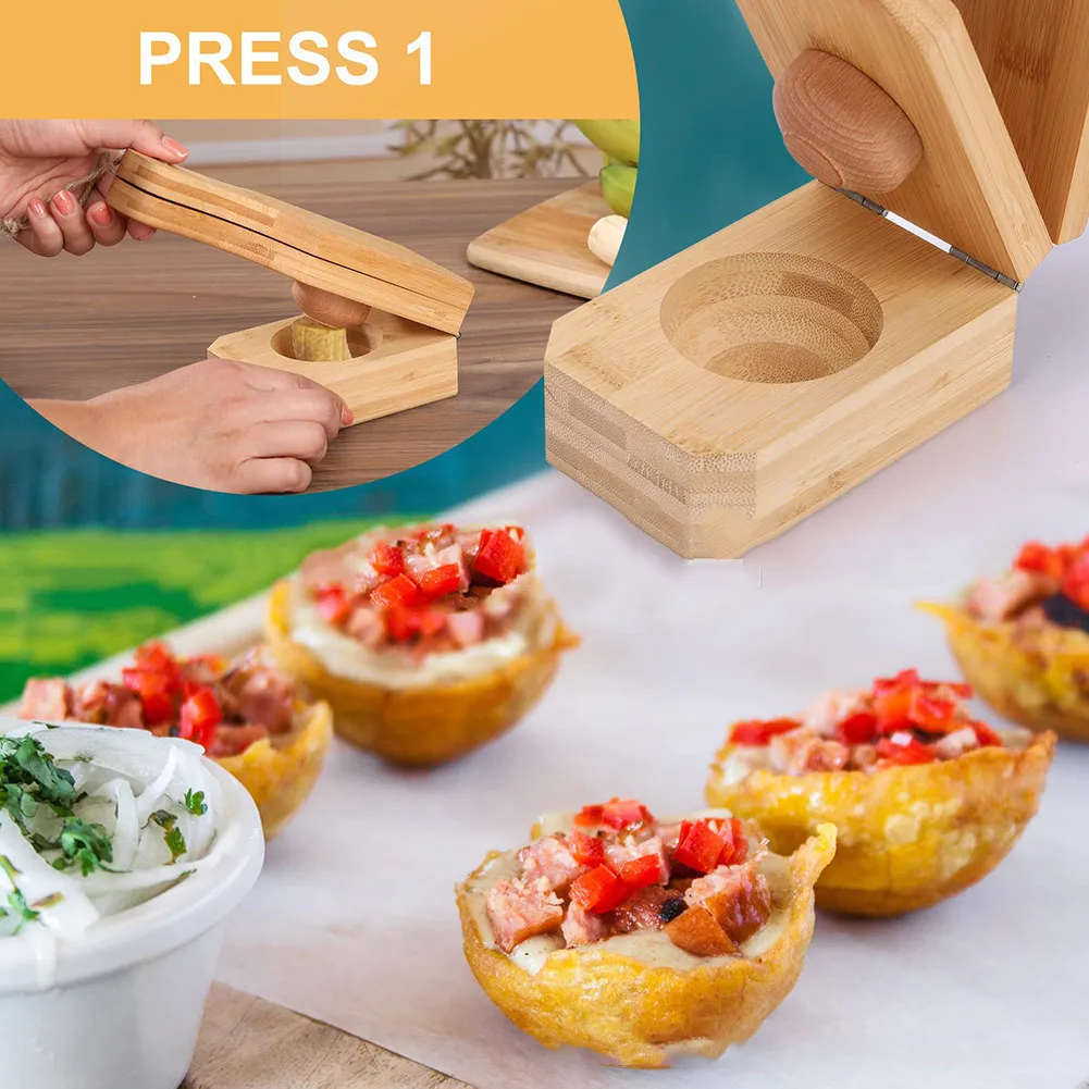 

Многоразовая деревянная машина для приготовления машек на подошве, машина для приготовления фрикаделек, бекона, банана, корзина, форма для тостомера, чашки для надавливания бананов