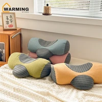 Warming Cervical Protection Pillow Buckwheat Pillow Multi Functional Adult Elderly Pillow Curved Adult Bow Plus High Pillow 2024 1