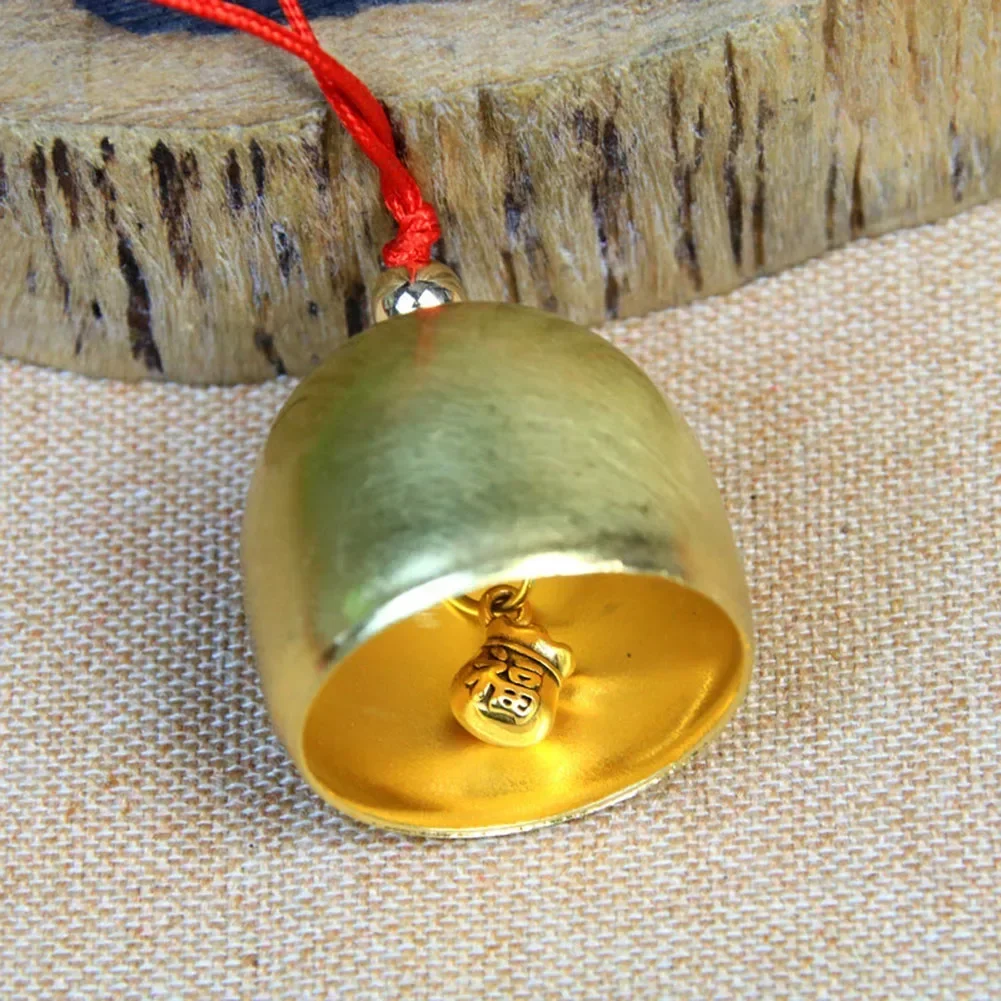 Alloy Pure Copper Metal Bell Decoration Pure Copper Bell Pendant Brass Door Bell Diy Craft Wind Chimes Wind Chimes Home Decor 4