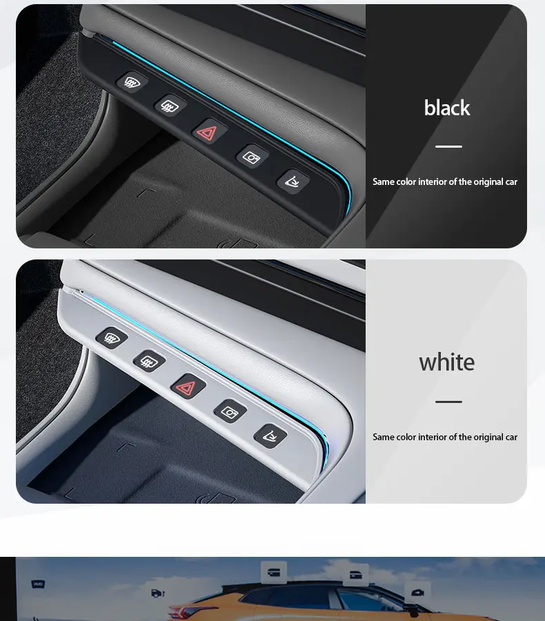Central control button pad For ZEEKR 001 2024 2025 2023 silicone pad Scratch res