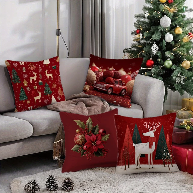 Christmas Pillow Covers Set 1