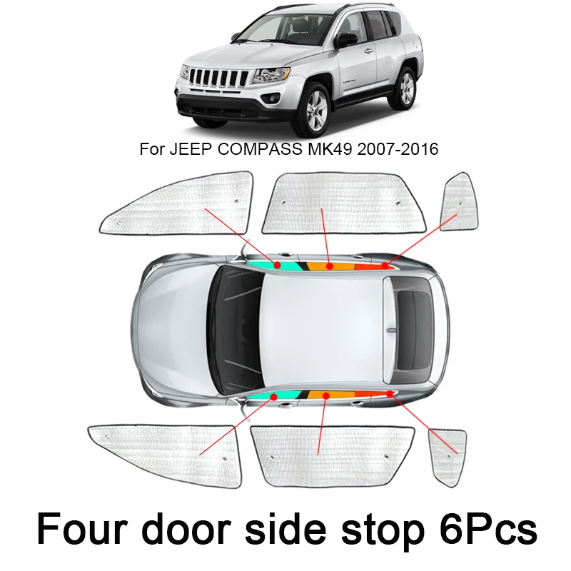新品未使用 純正 Jeep コンパス クォーターウィンドウガラス 左 新品未使用 純正 Jeep コンパス クォーターウィンドウガラス 左