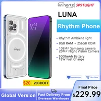Unihertz Luna Smartphone Rhythm Ambient Light 8GB 256GB 108MP G99 Mobile Phone Night Vision Cellphones