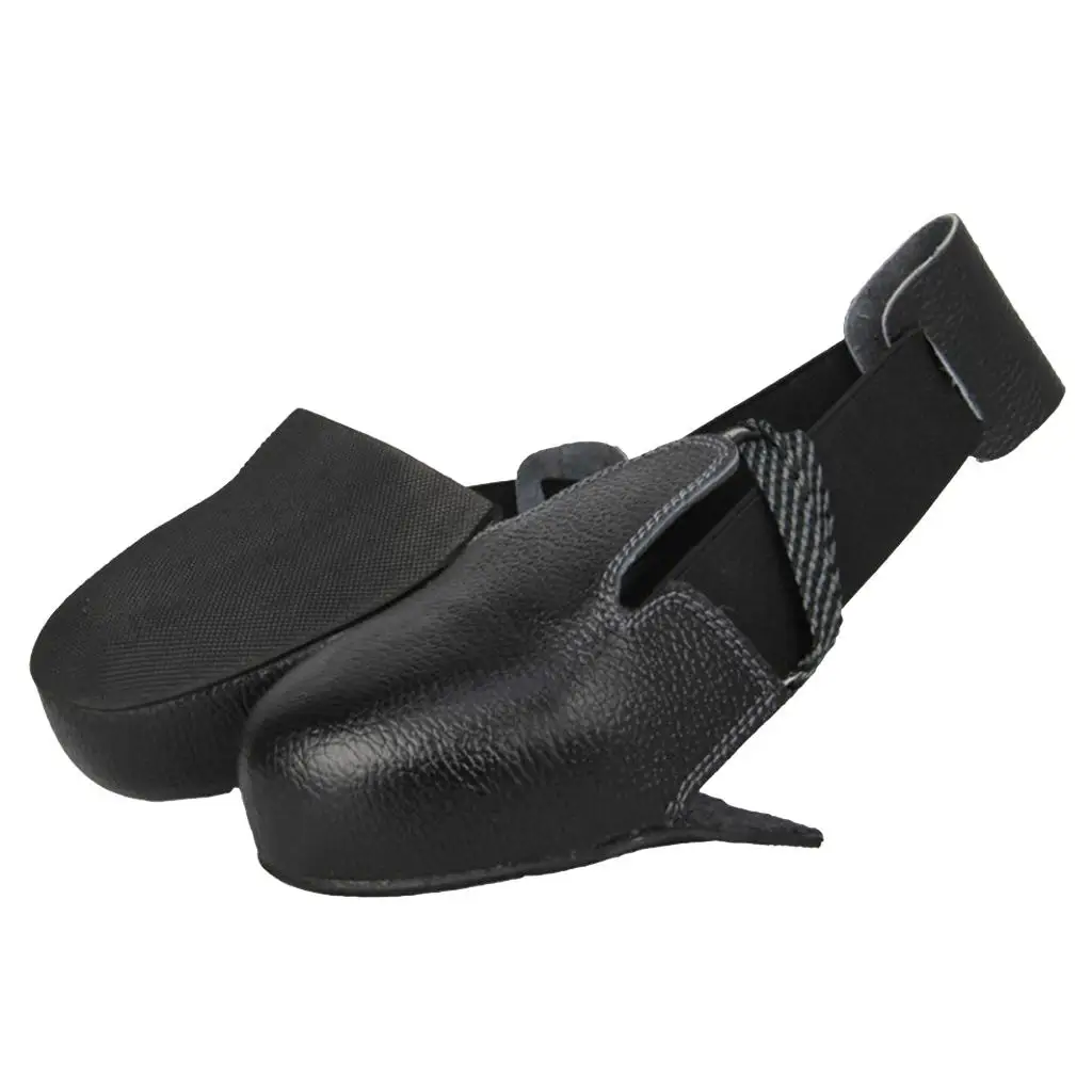 Anti-smashing steel head Shoes Cover Visitor Black