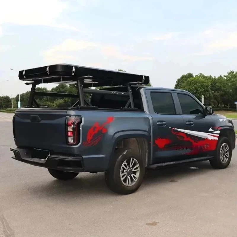 공장 직판 4x4 범용 카고 바스켓 조절식 타코마 루프랙 트럭 롤바 디맥스