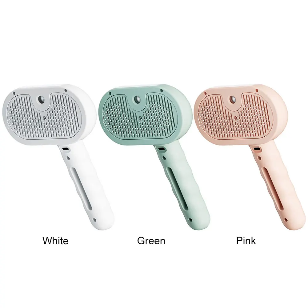 3 in 1 Cat Steam Brush Pet Spray Hair Removal Comb Cat Hair Brush Dog Brush for Shedding & Grooming for Cats Dogs Small Animals 1