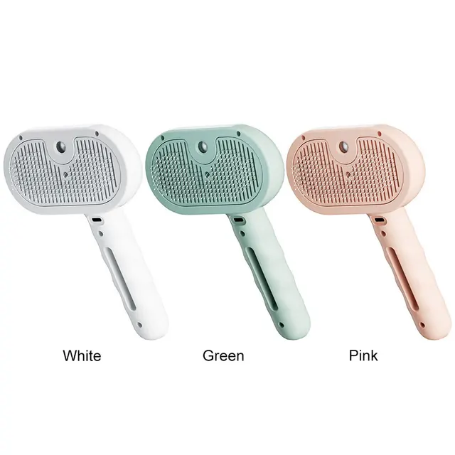 3 in 1 Cat Steam Brush Pet Spray Hair Removal Comb Cat Hair Brush Dog Brush for Shedding & Grooming for Cats Dogs Small Animals 1