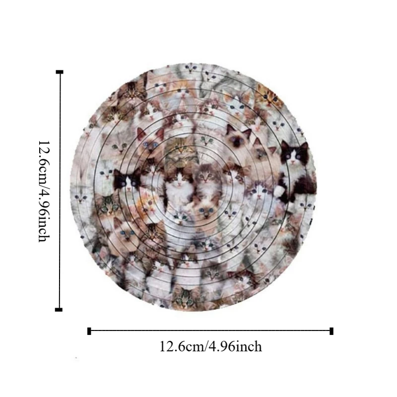 360° Rotating 3D Rotating Puzzle DIY Building Block Spinners Ball Jigsaw Cat Creative Double Sided Rotating Ball Birthday Gift