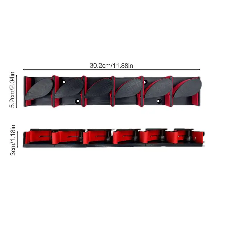 Fishing Rod Wall Mount Non-Slip Garage Fishing Rod Holder Adjustable Arc Pole Holder Gear Equipment Storage