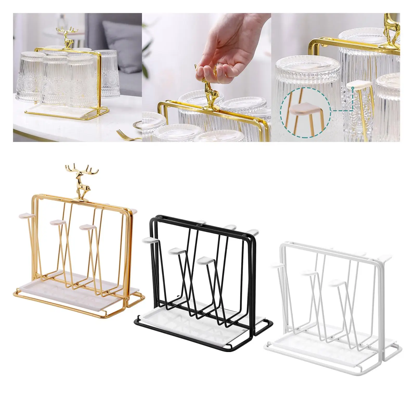 Cup Mug Drying Rack Holder For Glass Cup Tea