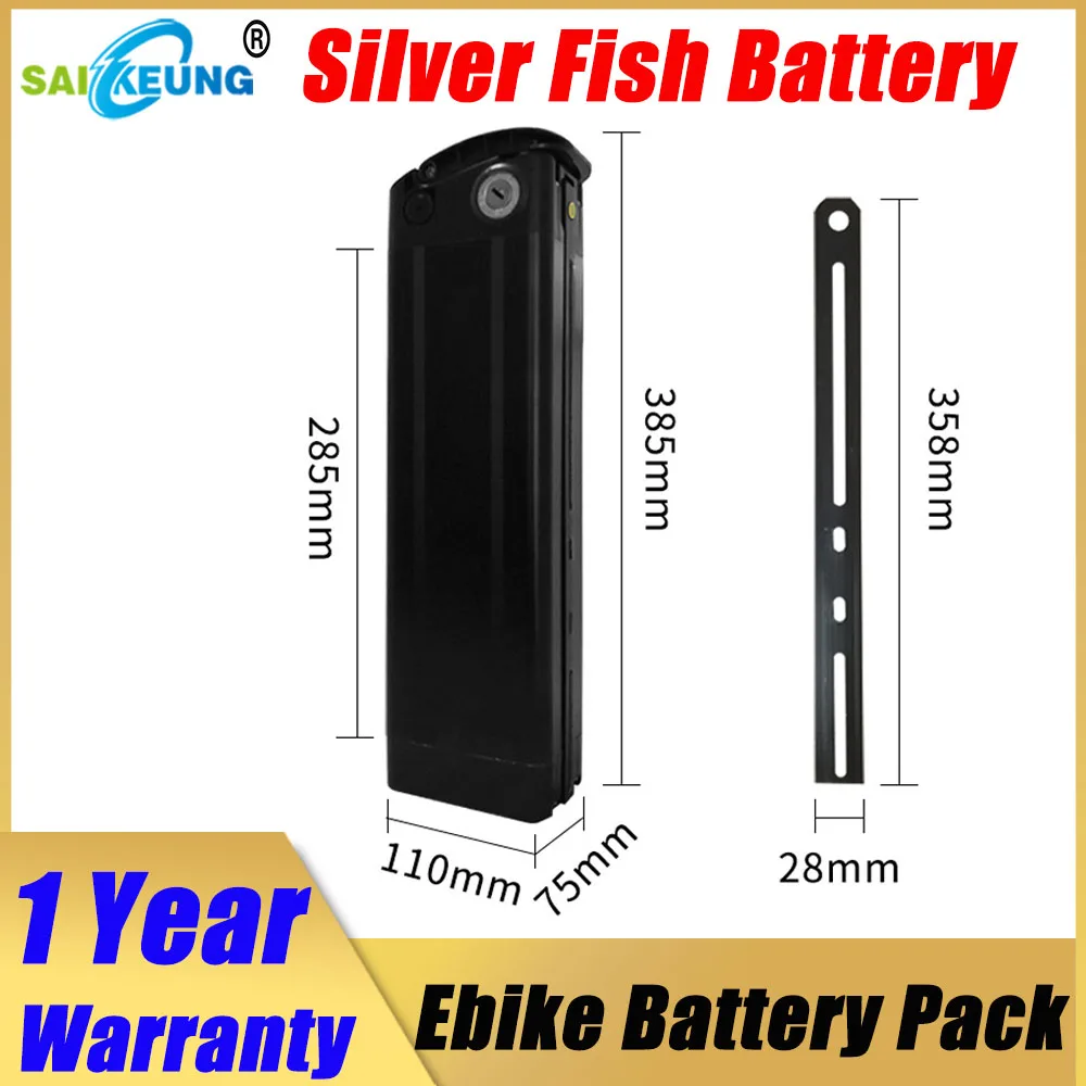 silver fish ebike battery 48V 21Ah lithium ion electric bike battery -  Flion Power Co., Ltd.