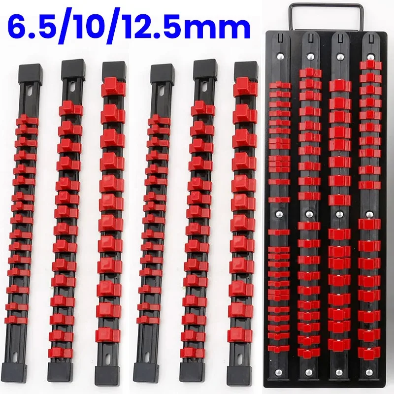 360° Swivel Socket Organizer Traight Wrench Holders Plastic Universal Socket Organizer Rail Sockets Sliding Stand Sleeve Tool 360° Swivel Socket Organizer Traight Wrench Holders Plastic Universal Socket Organizer Rail Sockets Sliding Stand Sleeve Tool