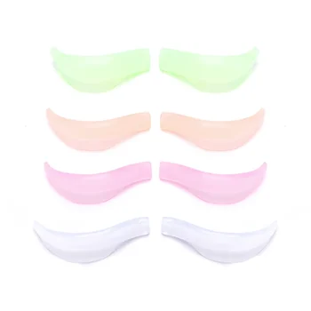 재활용 실리콘 속눈썹 파마 패드, 속눈썹 로드 쉴드 리프팅, 3D 속눈썹 컬 메이크업 어플리케이터 도구, 4 쌍/팩, 신제품