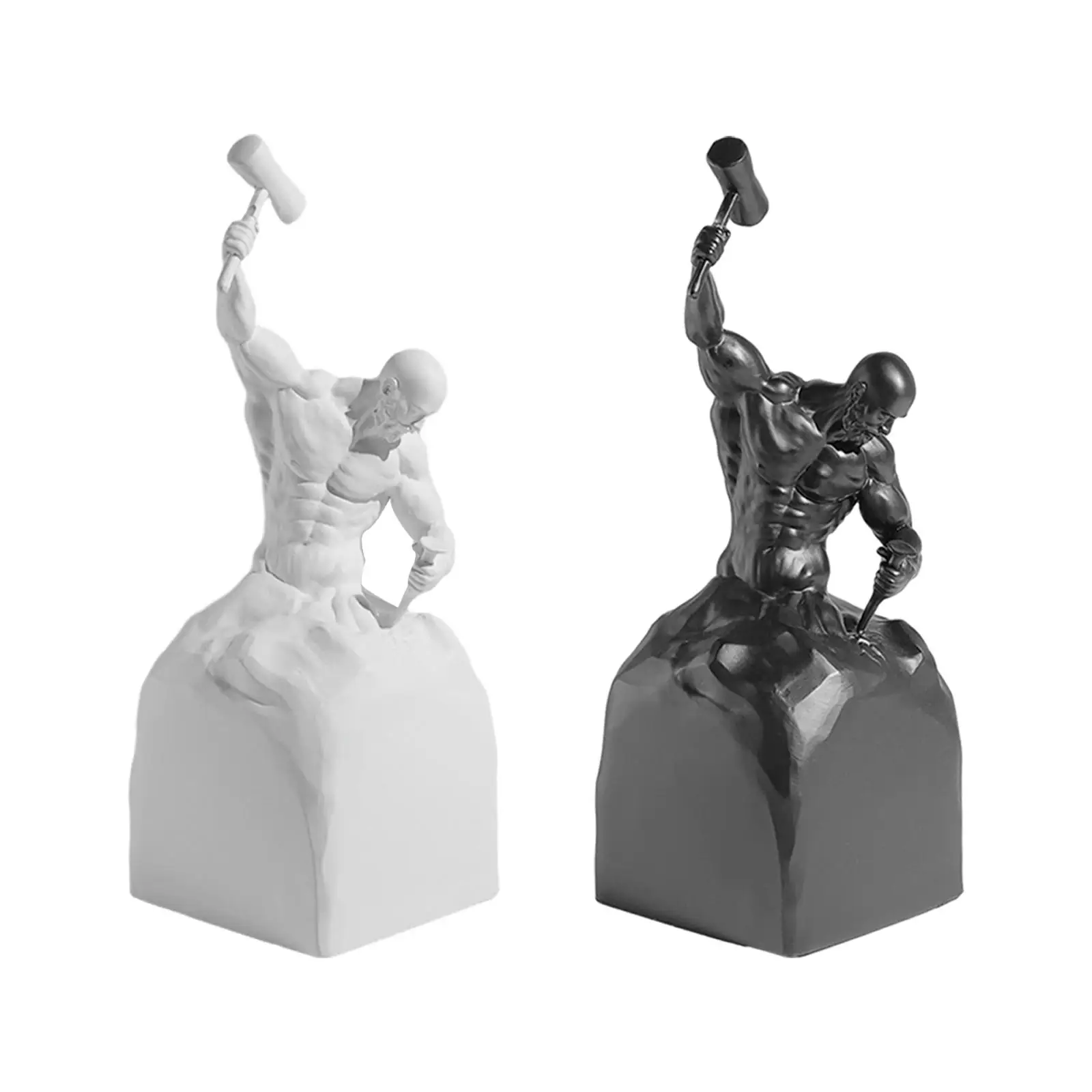 

Self Carving Figure Statue Collectible Figurine for Desktop Studio Bedroom