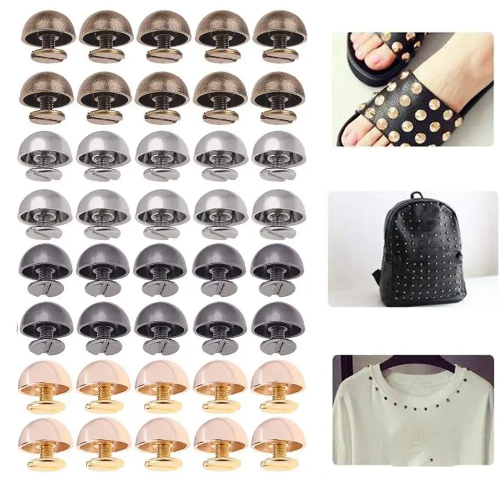 Metal Rivets for Leather Craft and DIY Projects
