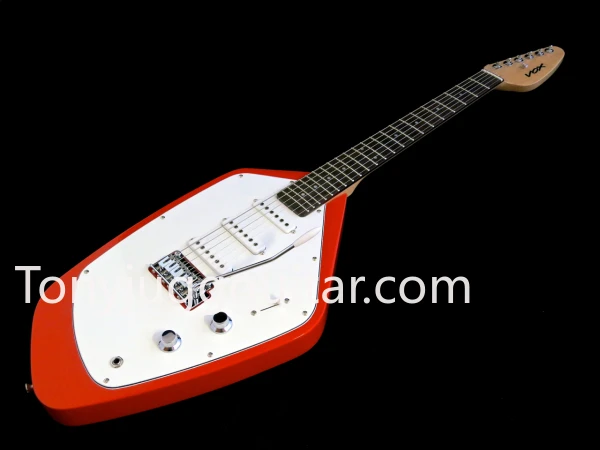 Custom 6 Strings Vox Mark V Teardrop Phantom Solid Body Red