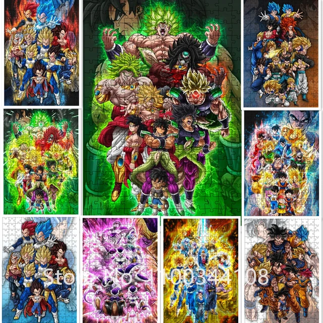 Dragon Ball Super Goku Jigsaw 35/300/500/1000 Pieces Anime Puzzle for  Adults Kids Intellectual Educational Toy Handmade Diy Gift - AliExpress