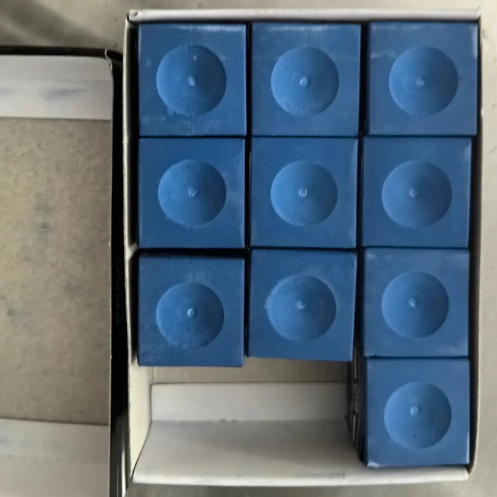 144개입 당구 큐 초크, 유성 구성 큐팁 초크, 당구 용품, 미끄럼 방지, 저잔류, 토너먼트, 업무용