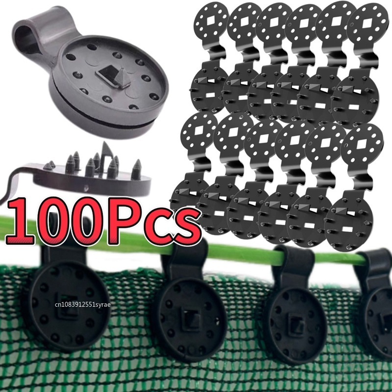 5/10/100pcs Heavy Duty Lock Grip Plastic Clips Greenhouse Shade Cloth Fix Clamp Tarp Clips Fence Fabric Clips for Garden Netting