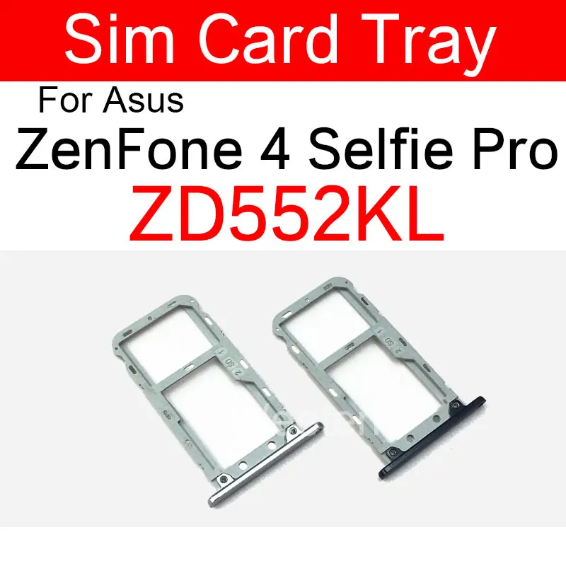 Sim Card Tray Holder For ASUS ZenFone Selfie Pro ZD552KL Sim