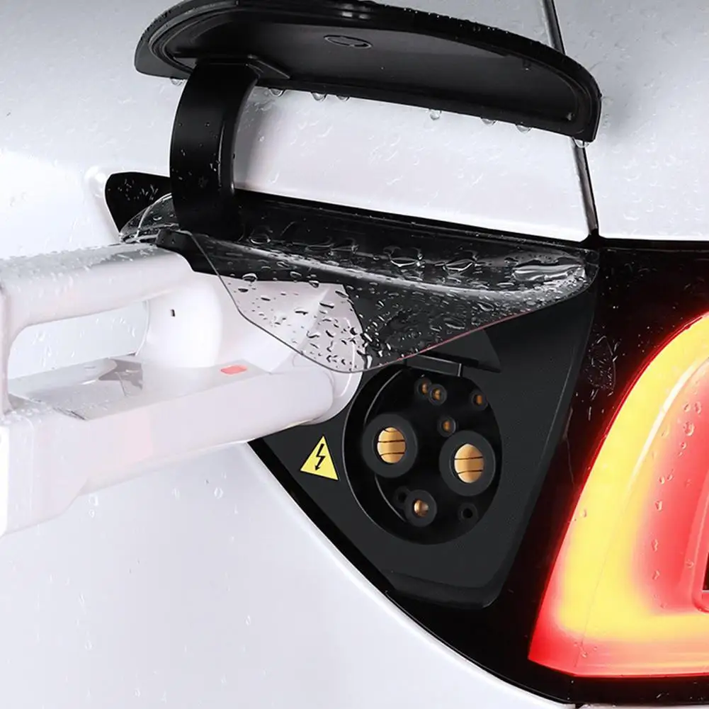 Charger Port Cover Outdoor Rainproof Protection Dustproof Covers Rain Cover Accessories For Tesla For Model Y