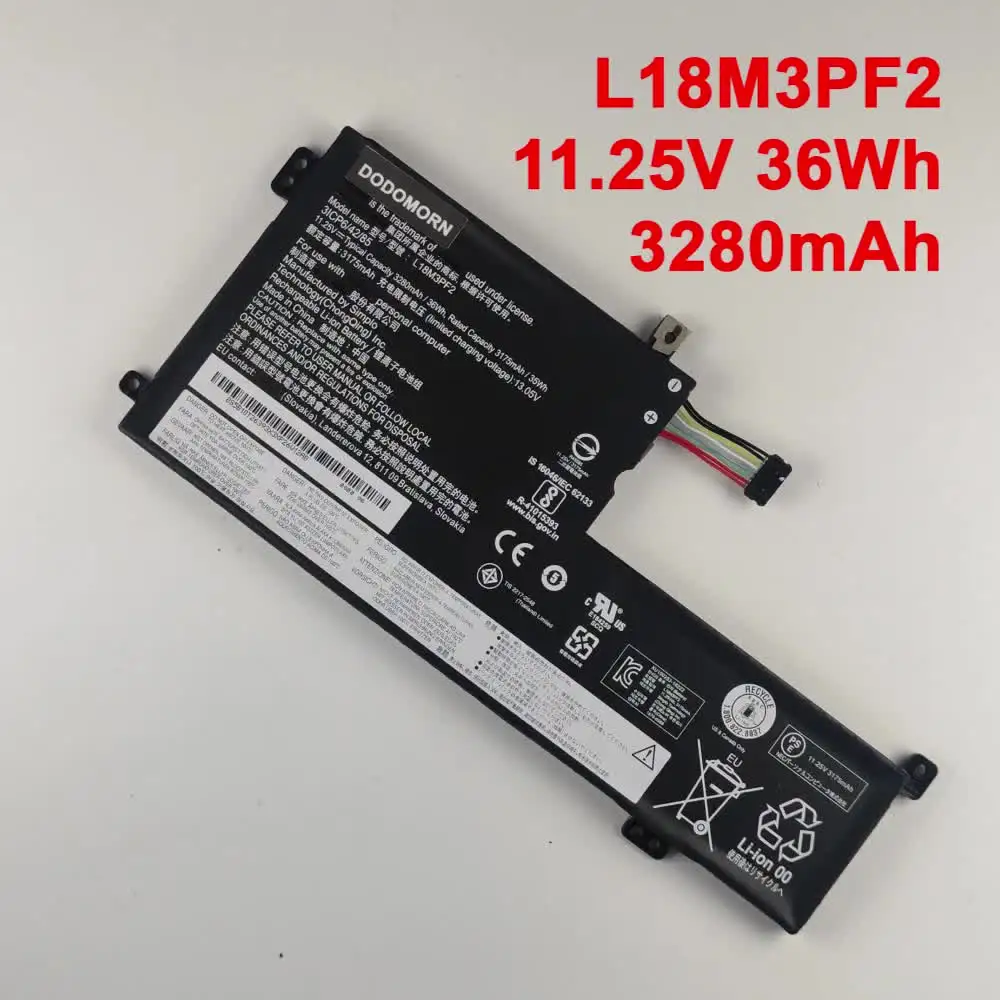 互換 Lenovo L18M3PF2 L18L3PF1 L18C3PF2 ノート電池 L18M3PF2 36Wh