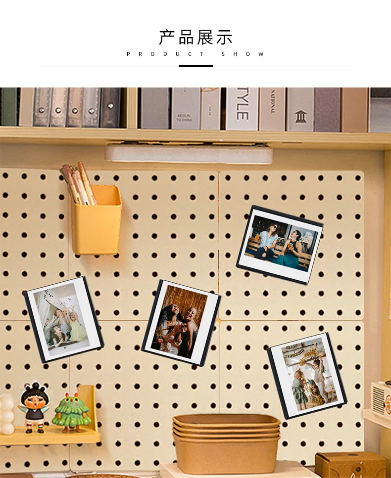 5 Pack 5-Inch Instax Wide Film Magnetic Photo Frame For Fujifilm Wide 400/300 Wide Printer DIY Creative Photo Refrigerator Frame