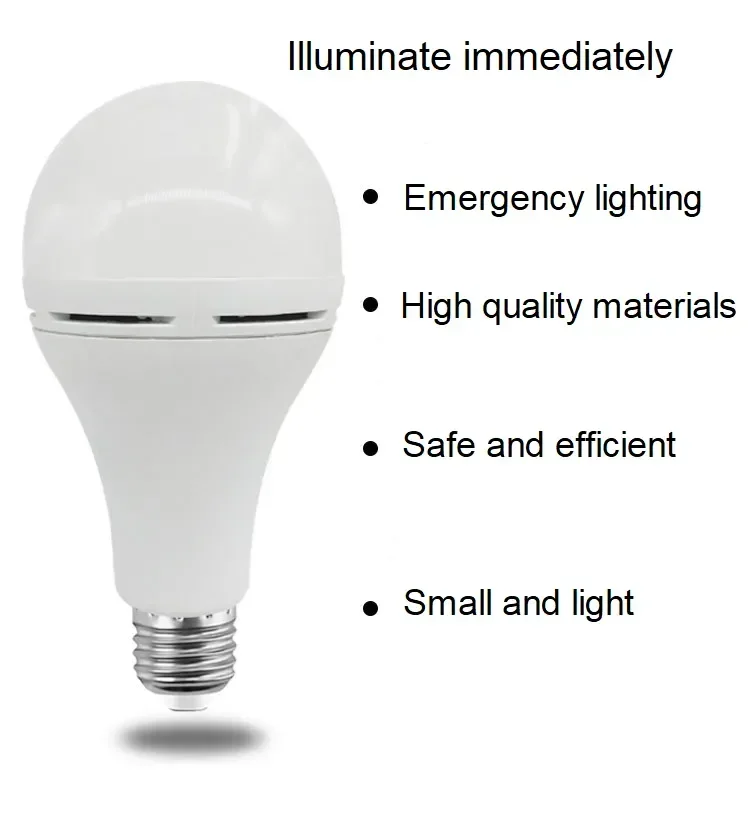 Description Picture 5 of itemLED Emergency Bulb Light for Outdoor Camping Multifunctional Household Power Outage Emergency Lighting E27 Screw Bulb