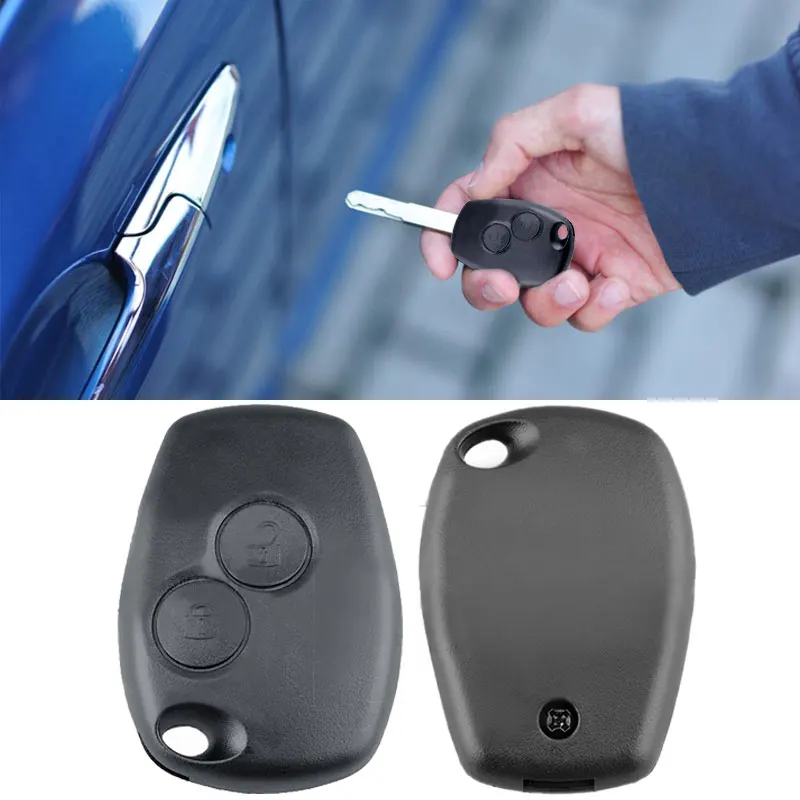 

Корпус Ключа ABS для Renault Megane Modus Espace Logan Sandero Fluence, 2 кнопки, автомобильные аксессуары