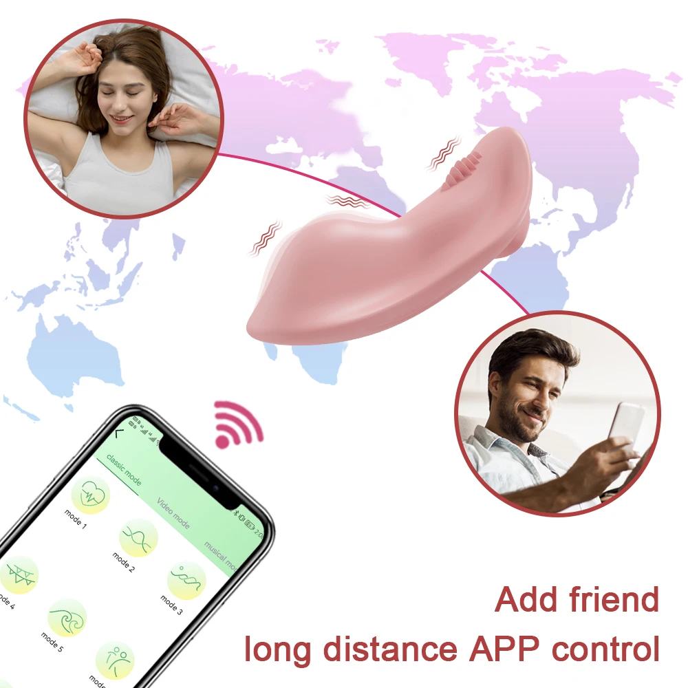 Sex Toys Bluetooth APP Vibrator Female Wireless Remote Control Wearable Vibrating Egg Clitoris Stimulator Sex Toys for Women Couples