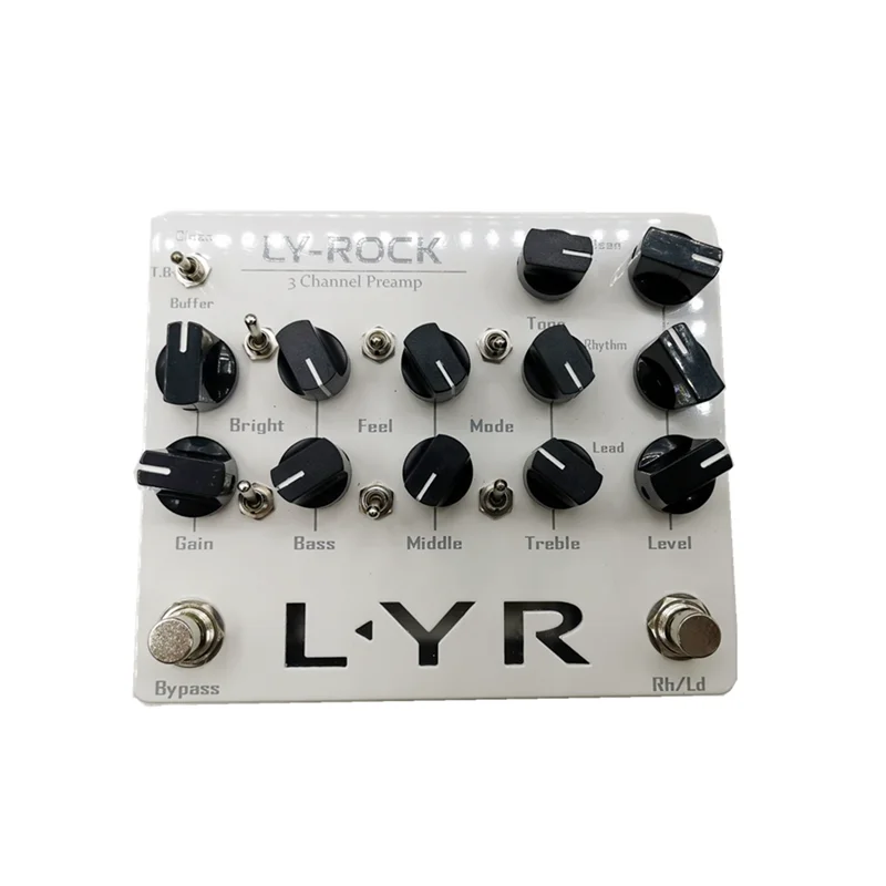 Ly-Rock Pedali Di Atterraggio Preamp A 3 Canali Effetti A Blocco Singolo Clean Rhythm Solo Lead Per Chitarra Ksr Ceres Artmis 100 Colossh100