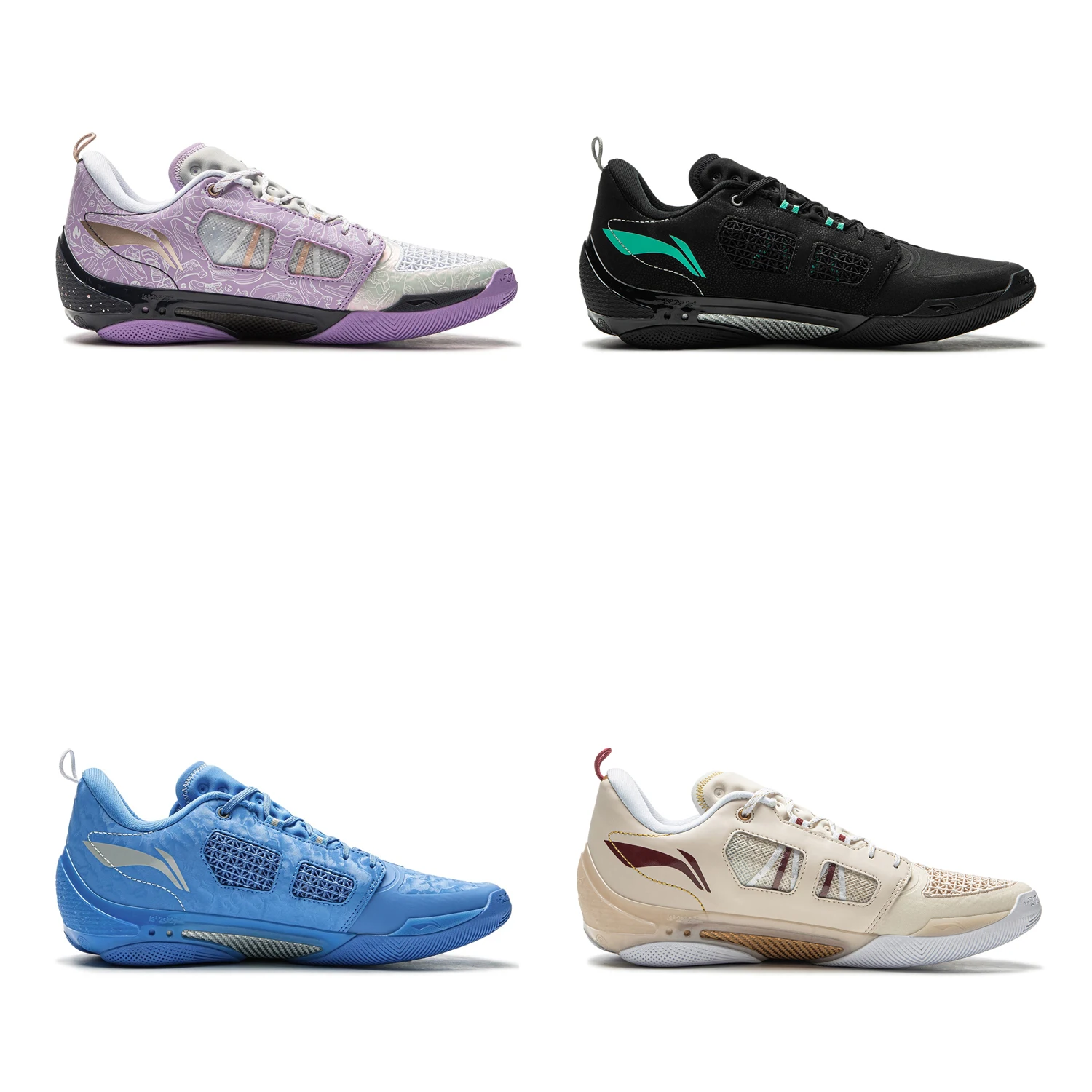 Li-Ning WADE 808 4 ULTRA Tênis de Basquete Masculino Profissional