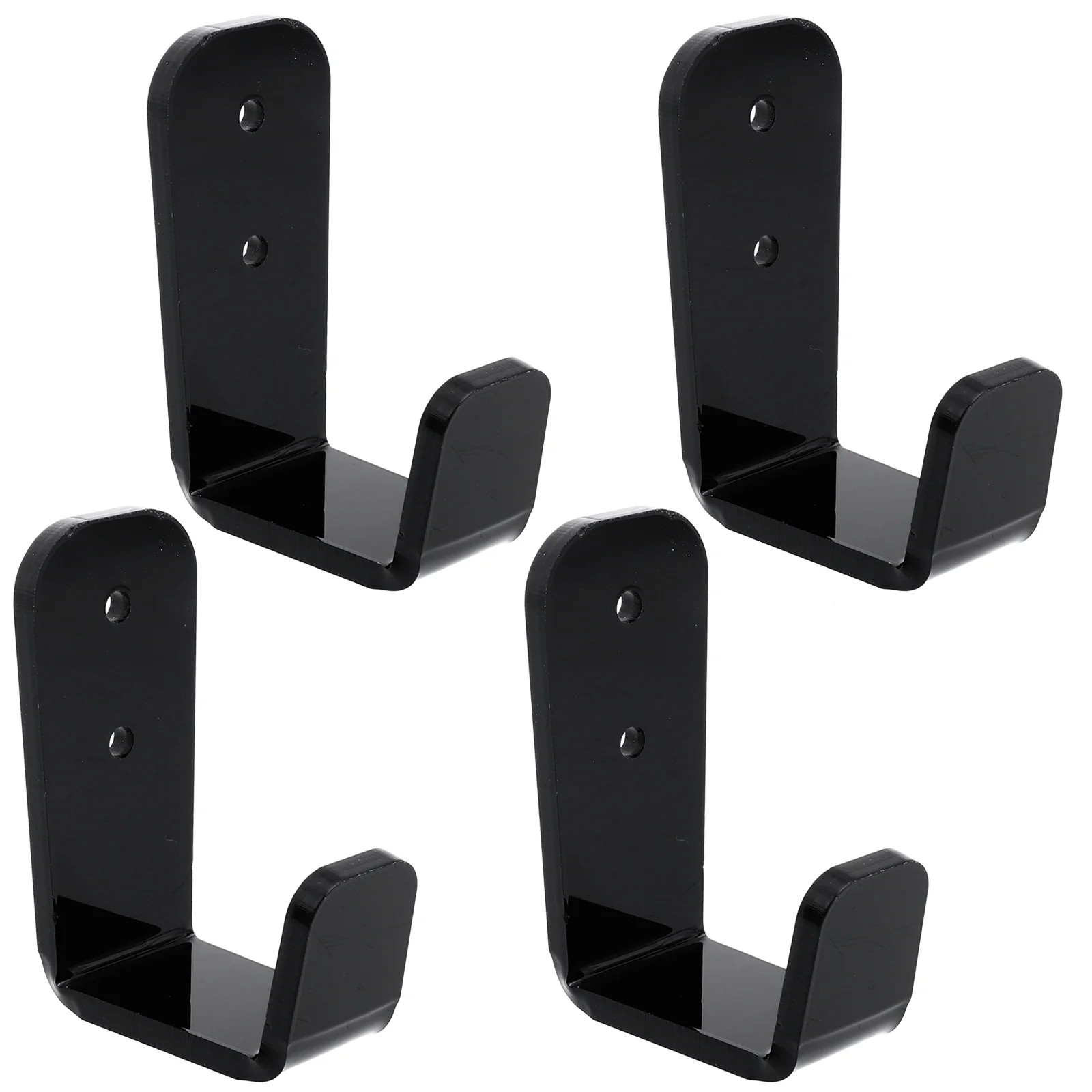 

2 Sets Fishing Pole Holder Wall Hockey Stick Stands Ski Poles Hanging Racks